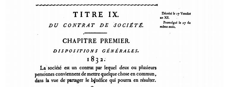 Over trans-vennootschappen en cis-verenigingen
