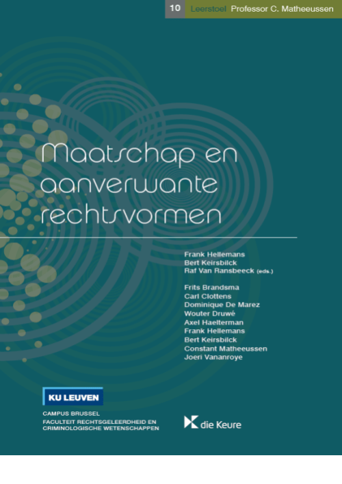 De maatschap en aanverwante&nbsp;rechtsvormen