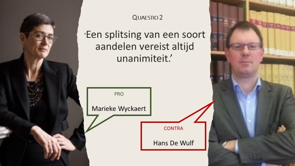 Vereist een splitsing van een soort aandelen altijd&nbsp;unanimiteit?