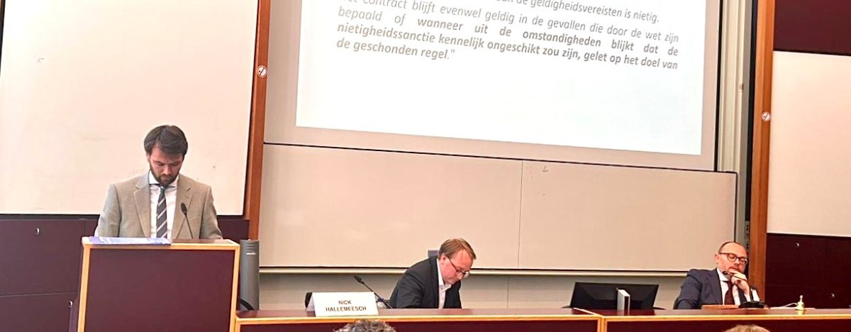 Indien een geconflicteerde bestuurder meestemt leidt dit tot nietigheid van het bestuursbesluit, zelfs bij afwezigheid van bewijs dat dit het besluit heeft kunnen beïnvloeden? (video&nbsp;disputatio)